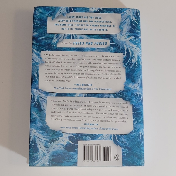Fates and Furies by Lauren Groff, A Novel Hardcover Book - Picture 2 of 8
